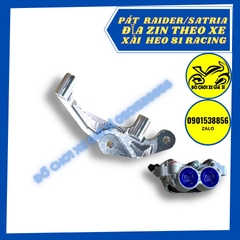Pát trước Raider/Satria đĩa zin theo xe xài heo 81 Racing