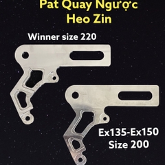Pát sau heo zin quay ngược, Ex150,135,Winner, Size 220mm,200mm