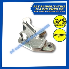 Pát trước Raider/Satria đĩa 290, 295 xài  Heo NIssin moto 3 làm bằng nhôm CNC nguyên khối