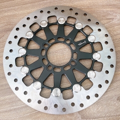 Đĩa Kingdrag size 265mm Đen nút inox siêu sáng Gắn Cho Các Dòng Xe 4 lỗ thông dụng Ya - Honda - Suzuki - SYM