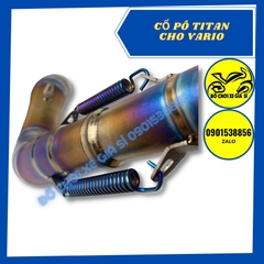 Cổ pô titan cho Vario