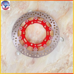 Đĩa trước 5 lỗ Ex 150 267 Màu Xanh dương chốt bremmbo