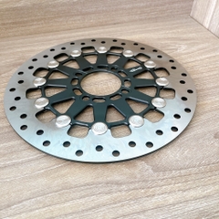 Đĩa Kingdrag size 265mm Đen nút inox siêu sáng Gắn Cho Các Dòng Xe 4 lỗ thông dụng Ya - Honda - Suzuki - SYM