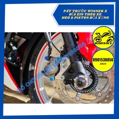 Pát trước Winner x đĩa zin theo xe xài heo 2 Piston đối xứng