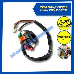 Cùm công tắc Honeywell 7 chức năng cho Wave Dream Future Msx Sirius Jupiter gắn ko chế cháo