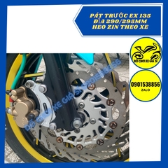 Pát trước Ex 135 đĩa 290/295mm xài heo zin theo xe