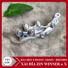 Pát trước Winner đĩa zin theo xe xài heo 4 Piston đối xứng Nissin
