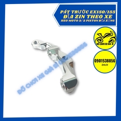 Pát trước Ex 150/155 xài đĩa zin heo Moto 3 . 2 Piston đối xứng
