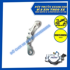 Pát trước Ex 150/155 xài đĩa zin heo Moto 3 . 2 Piston đối xứng