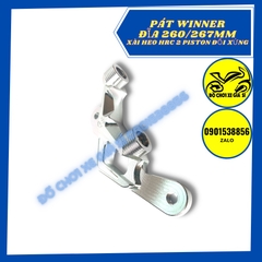 Pát trước Winner đĩa 260/267mm xài heo Hrc 2 Piston đối xứng
