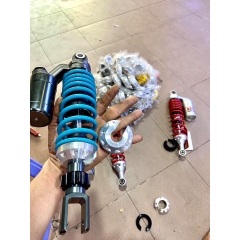 Chén nhôm cnc gắn phuộc Ohlins YSS