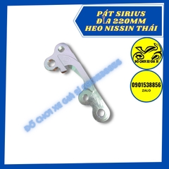 Pát trước Sirius đĩa 220mm heo Nissin thái