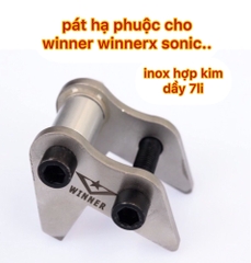 Pát hạ phuộc winner thép không rỉ