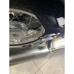 Bát pát inox 304 cho pô 4road xe tay ga  Vision 2017 - 2018 , pass bô 4Road