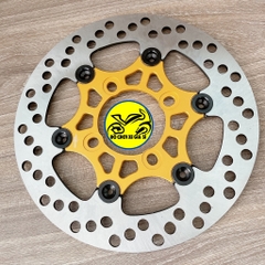 Đĩa Swit size 220mm màu Vàng nút đen Gắn Cho Các Dòng Xe 4 lỗ thông dụng Ya - Honda - Suzuki - SYM