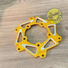Lòng 3D đĩa winner 6 lỗ ra 5 lỗ cho Xe Vario/Click 150 màu vàng