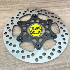 Đĩa Swit size 220mm Gắn Cho Các Dòng Xe 4 lỗ thông dụng Ya - Honda - Suzuki - SYM  đen nút đen