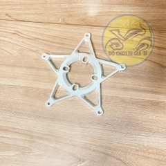 Lòng đĩa Raider/Satria xuống đùm 4 lỗ thông dụng màu trắng