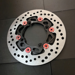 Đĩa Sau Ex 135 Vành xéo Nút brembo MÀU XANH LÁ mẫu NVM V2