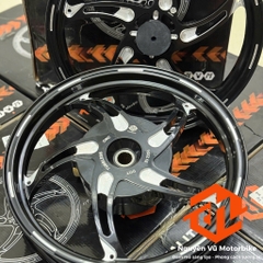Mâm rally CNC trước 1.8 sau 2.15