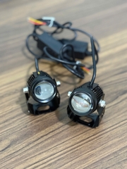 Đèn Led trợ sáng mini 2 nhiệt màu siêu sáng