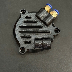 Nắp tròn hơi IPONE 4 val CNC nguyên khối
