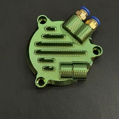 Nắp tròn hơi IPONE 4 val CNC nguyên khối