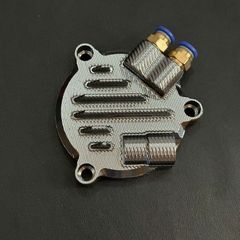 Nắp tròn hơi IPONE 4 val CNC nguyên khối