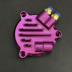 Nắp tròn hơi IPONE 4 val CNC nguyên khối