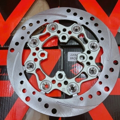 Đĩa thắng 220mm 4 lỗ thông dụng thương hiệu NVM mẫu k6