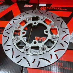 Đĩa thắng 220mm 4 lỗ thông dụng Thương hiệu NVM mẫu k7