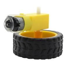 Động cơ giảm tốc 3V và bánh xe