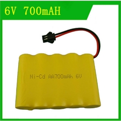 Bộ Pin 6v 700mah + Dây sạc qua cổng USB tiện lợi
