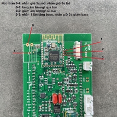 Mạch bluetooth 2.1 mini dùng pin 3.7v chất âm hay