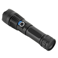 Đèn Pin Siêu Sáng LED P50 Dùng Pin 26650/18650 Tích Hợp Cổng Sạc