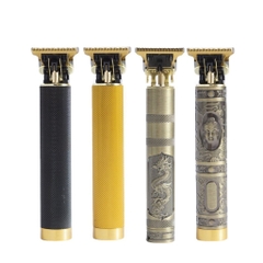 Tông Đơ Cắt Tóc VINTAGE T9 Cạo Râu Chấn Viền Pin Sạc Cao Cấp Tiện Dụng, Tặng Kèm Phụ Kiện