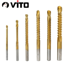 Bộ 6 Mũi Khoan Cưa VITO Phủ Titanium Kích Thước 3-8mm