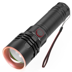 Đèn Pin Siêu Sáng LED P50 Có Cổng Sạc Điện Thoại Dùng Pin 26650/18650 Tích Hợp Sạc Thân