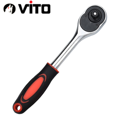 Tay Siết Khẩu Bulong 1/2 Tự Động Có Khóa Chiều, Cán Cao Su Thép CR-V Chắc Chắn Hàng VITO Nhập Khẩu