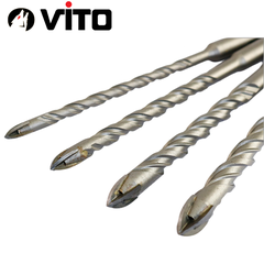 Mũi Chữ Thập 4 Cạnh Chân SDS Plus VITO Khoan Đa Năng Khoan Kính Đá Gạch Men Tường Gạch