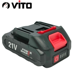 Pin Sạc 21V 5 Cell Dung Lượng 1500mAh Chân Pin MAKITA 40MM VITO Có Đèn Báo Pin