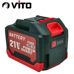 Pin Sạc 21V 15 Cell Dung Lượng 4500mAh Chân Pin MAKITA 40MM VITO Có Đèn Báo Pin, Vỏ Chống Sốc