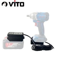 Dây Nguồn Nối Dài 1.5M Co Dãn Hỗ Trợ Cho Pin Makita Chân Phổ Thông 18V 21V Chịu Tải 40A VITO