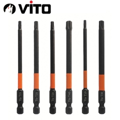 Mũi Vít Hoa Thị Chân Lục Giác Không Lỗ VITO Thép TS2 Đen Chắc Chắn