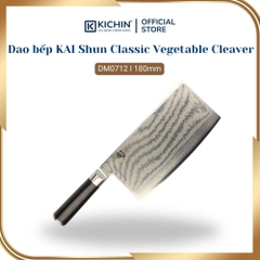 Dao bếp Nhật cao cấp Shun Classic Vegetable Cleaver - Dao thái rau củ thép Damascuss 69 lớp DM0712 (180mm)