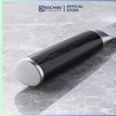 Dao bếp Nhật cao cấp Shun Classic Santoku - Dao thái đa năng thép Damascuss 69 lớp DM0702 (180mm)