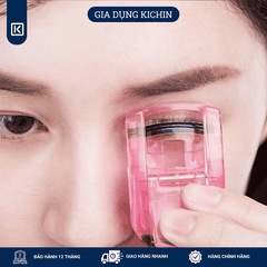 Kẹp uốn mi cao cấp Nhật KAI KQ3011 (màu hồng)