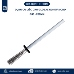 Dụng cụ liếc dao Global G38 Diamond Sharpening Steel (260mm)