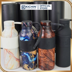 Bình giữ nhiệt inox 304 cao cấp Contatto 500ml giữ nóng giữ lạnh có ống hút