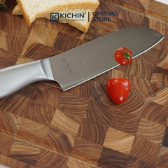 Dao thái đa năng Nhật cao cấp KAI Seki ManJu cán kim loại Santoku - 041BE0403 (165mm)